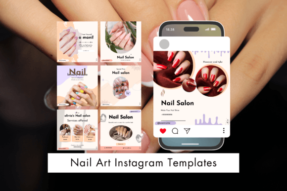 Download Nail Technician Instagram Templates - Premium Resources