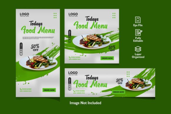 Download Food Menu Social Media Set Promotion - Promotion Collection