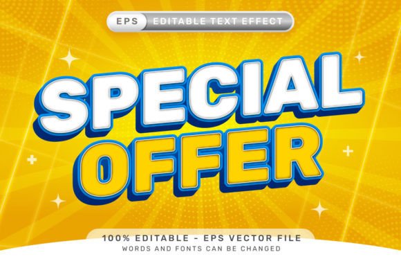 Download Special Offer 3d Text Effect - Offer Collection