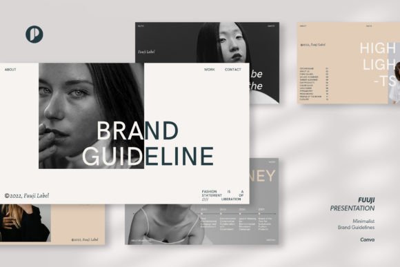 Download Minimalist Brand Guidelines Presentation - Brand guide Collection