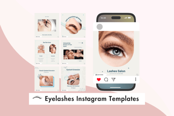 Download Eyelashes Instagram Templates - Premium Resources